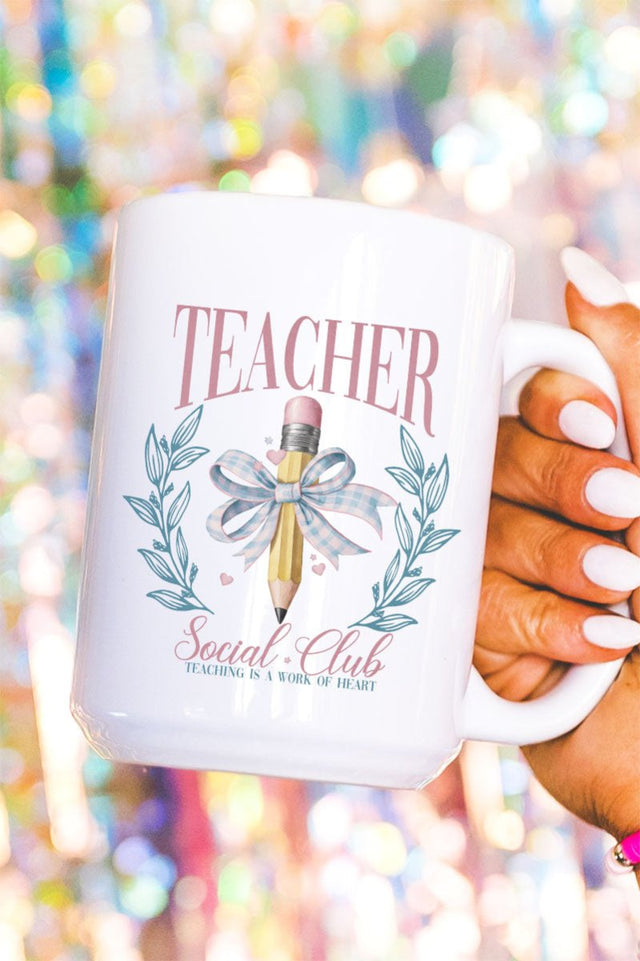 Teacher Social Club Ceramic Mug - Wholesale Accessory Market