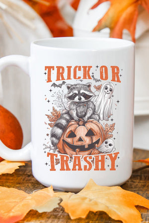 Trick Or Trashy Ceramic Mug - Wholesale Accessory Market