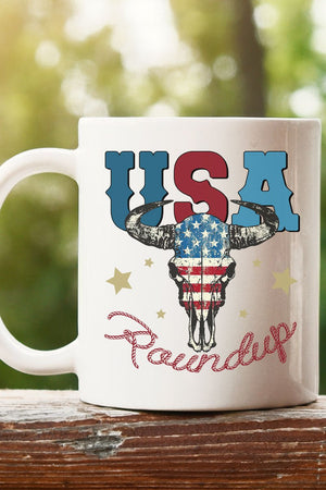 USA Roundup Steer Mug - Wholesale Accessory Market