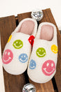 All Smiles Plush Slippers - Wholesale Accessory Market