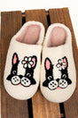 Frenchie Plush Slippers - Wholesale Accessory Market