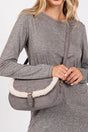 The Aspen Sherpa Trimmed Gray Crossbody - Wholesale Accessory Market