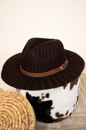 Winter Way Knit Hat, Brown - Wholesale Accessory Market