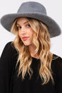 Denim Fairbanks Fuzzy Fedora - Wholesale Accessory Market