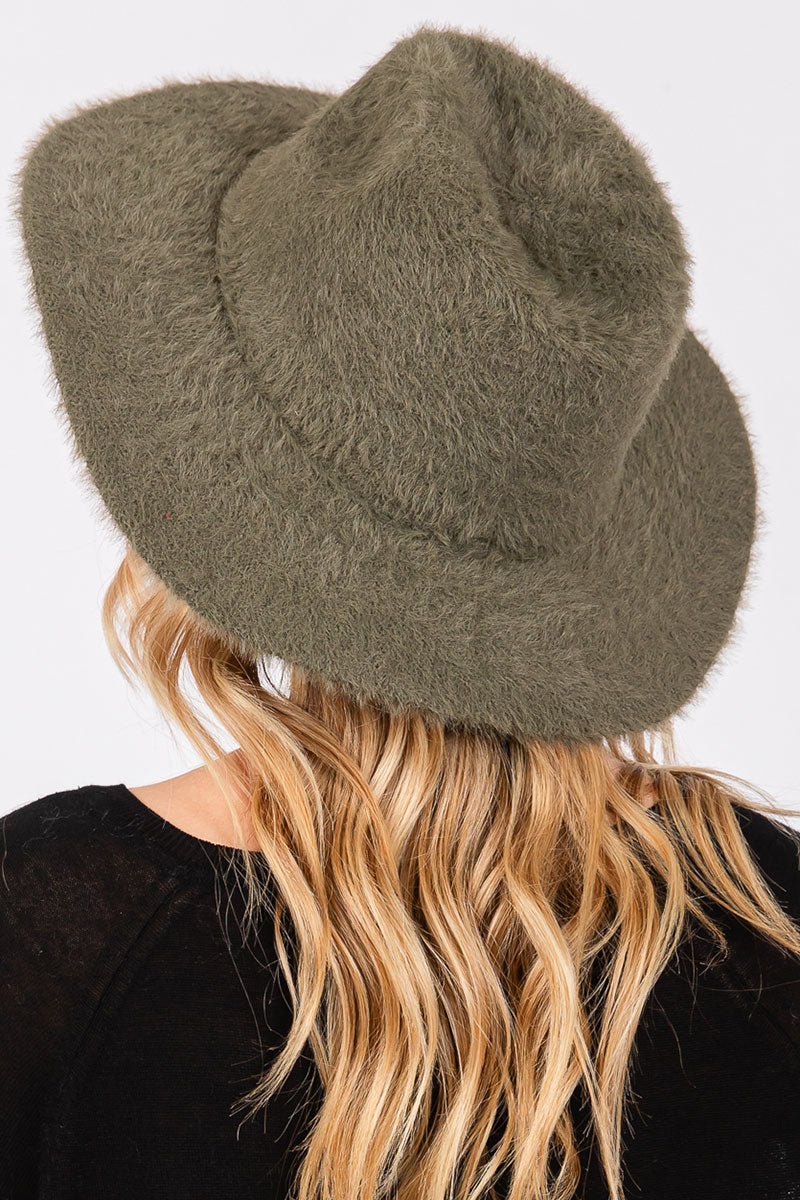 Olive Fairbanks Fuzzy Fedora - Wholesale Accessory Market