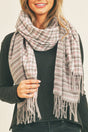 On The Double Scarf, Gray - Wholesale Accessory Market