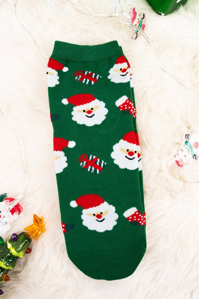 Dear Santa Green Socks - Wholesale Accessory Market