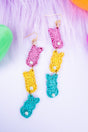 Peep This Multi - Color Seed Bead Earrings - Wholesale Accessory Market