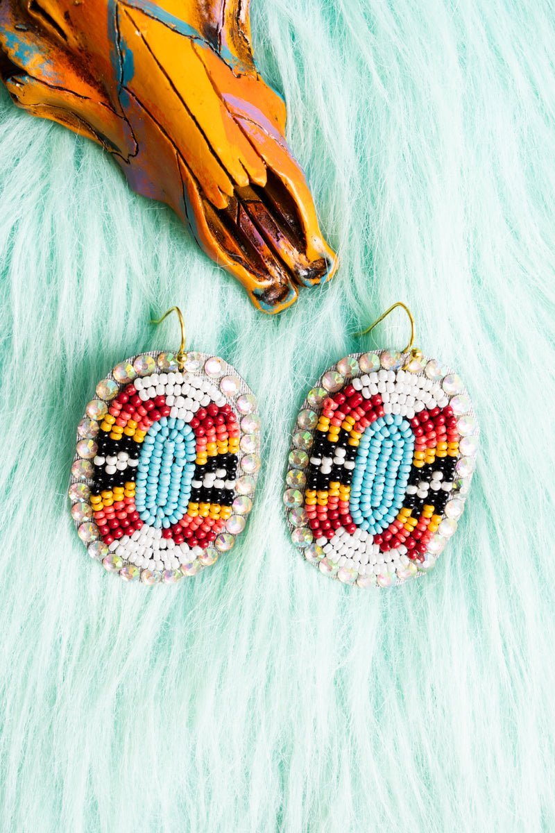 SALE! Monterey White Multi Seed Bead Earrings - Wholesale Accessory Market