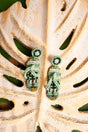 SALE! Palm Tree Mint Flip Flop Seed Bead Earrings - Wholesale Accessory Market