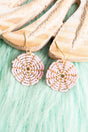 SALE! Willa Pink Seed Bead Earrings - Wholesale Accessory Market