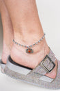 SALE! Clear Rhinestone Crab Charm Anklet - Wholesale Accessory Market