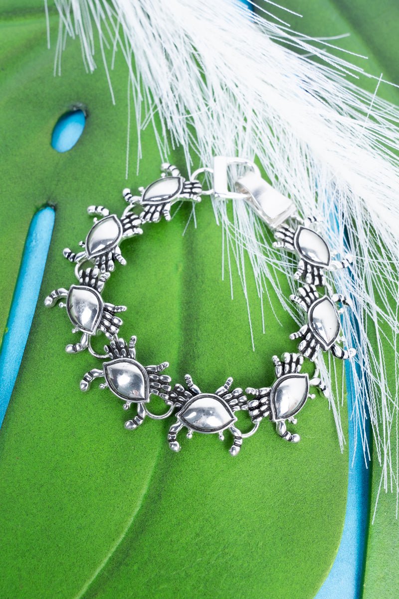 SALE! Two - Tone Crab Magnetic Bracelet - Wholesale Accessory Market