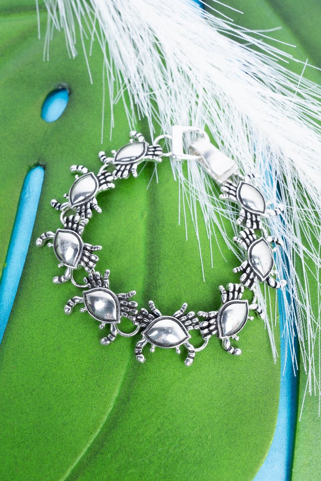 SALE! Two - Tone Crab Magnetic Bracelet - Wholesale Accessory Market