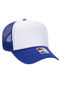 OTTO Royal with White Foam Front Mid Profile Trucker Hat - Wholesale Accessory Market