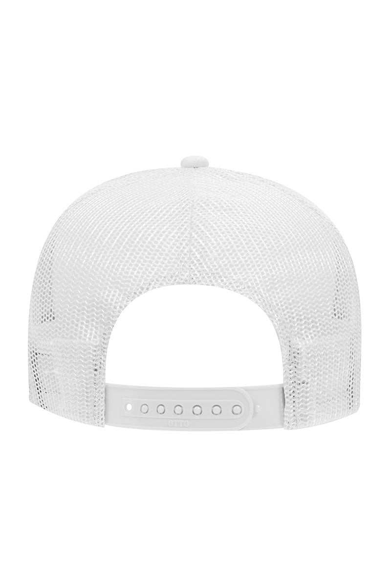 OTTO White Foam Front Mid Profile Trucker Hat - Wholesale Accessory Market