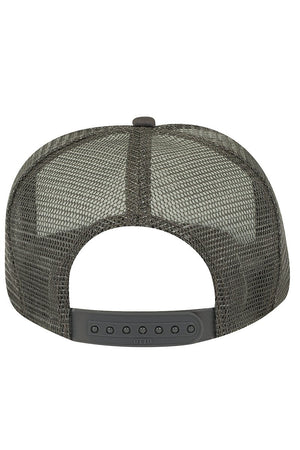 OTTO Charcoal Gray with White Foam Front High Crown Trucker Hat - Wholesale Accessory Market