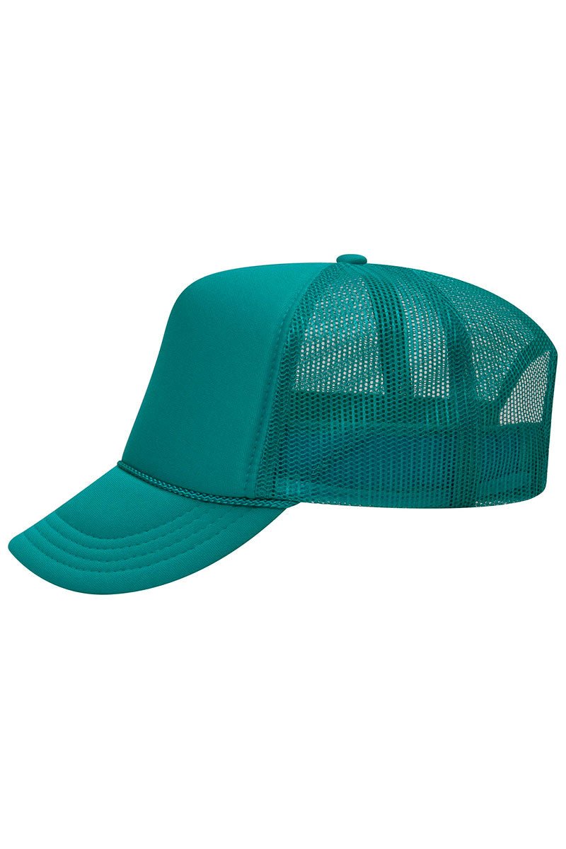 OTTO Jade Foam Front High Crown Trucker Hat - Wholesale Accessory Market