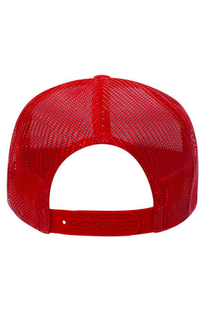 OTTO Red Foam Front High Crown Trucker Hat - Wholesale Accessory Market