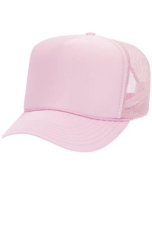 OTTO Soft Pink Foam Front High Crown Trucker Hat - Wholesale Accessory Market