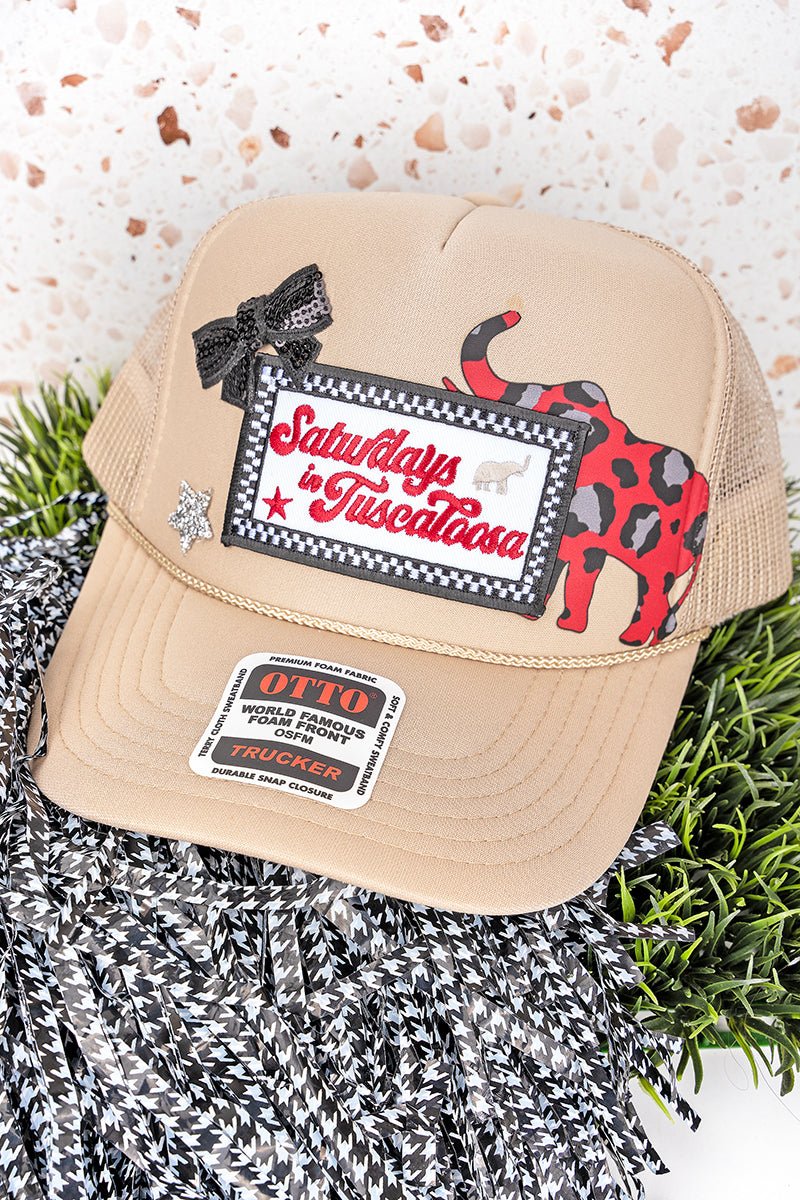 Saturdays In Tuscaloosa Otto Khaki Trucker Hat - Wholesale Accessory Market