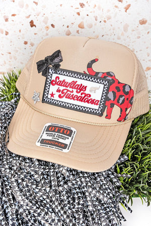 Saturdays In Tuscaloosa Otto Khaki Trucker Hat - Wholesale Accessory Market