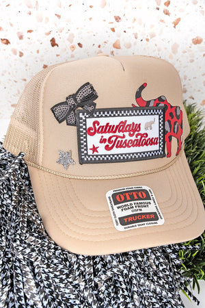 Saturdays In Tuscaloosa Otto Khaki Trucker Hat - Wholesale Accessory Market