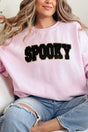 Spooky Large Chenille Patch Unisex NuBlend Crew Sweatshirt - Wholesale Accessory Market