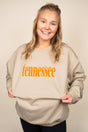 Tennessee Textured Vinyl Unisex Fleece Crew - Wholesale Accessory Market