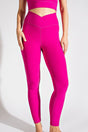 Raspberry Vera V Waist Butter Leggings - Wholesale Accessory Market