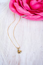 Crystal Avenue Goldtone Bubble Initial 'L' Necklace - Wholesale Accessory Market