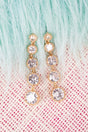 Crystal Avenue Lots To Love Cubic Zirconia Goldtone Earrings - Wholesale Accessory Market