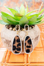 Crystal Avenue Sofia Crystal Leopard Teardrop Earrings - Wholesale Accessory Market