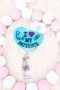 Crystal Avenue I Love My Patients Badge Reel - Wholesale Accessory Market