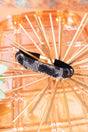 Crystal Avenue Black Leopard Crystal Cuff Bangle - Wholesale Accessory Market