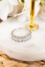 Crystal Avenue Emmeline Crystal Silvertone Ring - Wholesale Accessory Market