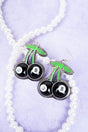 TIPI Fun 8 Ball Cherry Earrings - Wholesale Accessory Market