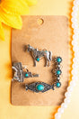 TIPI Turquoise Pride Cliffs Silvertone Hat Pin Set - Wholesale Accessory Market