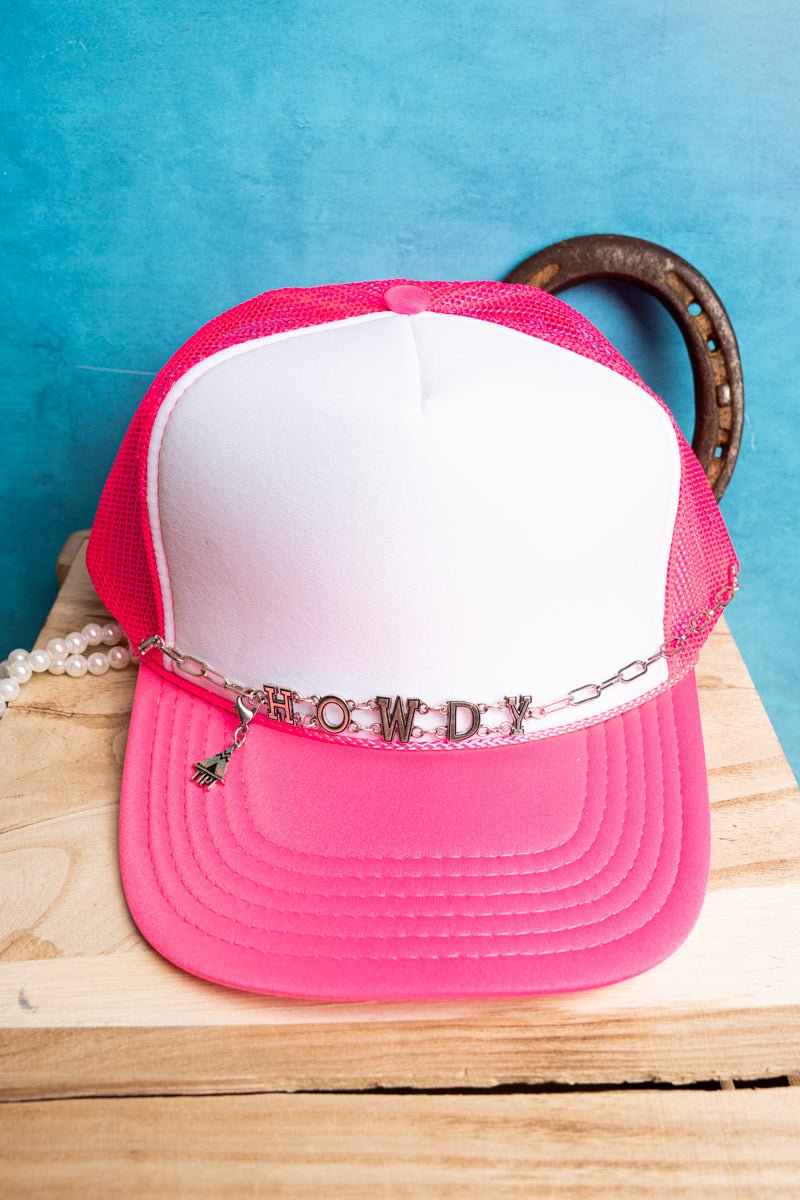 TIPI Howdy Silvertone Trucker Hat Chain - Wholesale Accessory Market