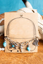 TIPI Dustdale Ridge Silvertone & Turquoise Bead Charm Hat Chain - Wholesale Accessory Market