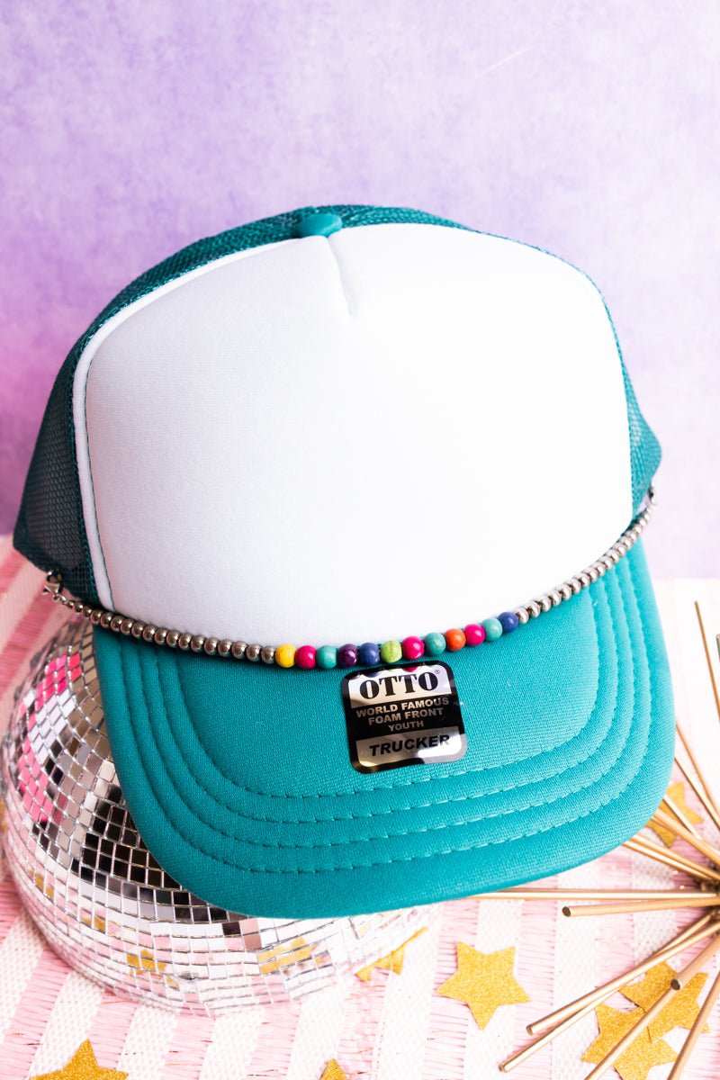 Viola Your Best Life Multi - Color Beaded Trucker Hat Chains - Wholesale Accessory Market