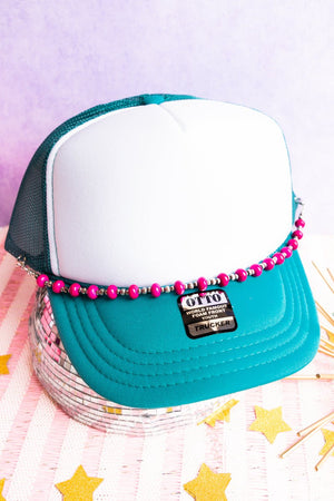 Viola Make Your Day Multi - Color Beaded Trucker Hat Chains - Wholesale Accessory Market