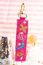 Viola Hot Pink 'Flex' Seed Bead Wristlet Keychain - Wholesale Accessory Market