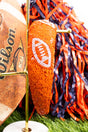 Viola Orange Football Seed Bead Sequin Headband - Wholesale Accessory Market