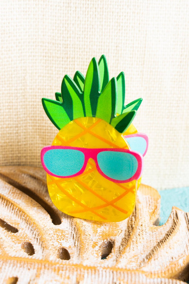 Viola Gotta Wear Shades Pinapple Hair Claw - Wholesale Accessory Market