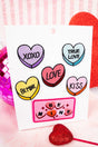 Viola 6 Piece Valentine's Hearts Embroidered Patch Set - Wholesale Accessory Market