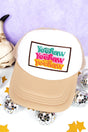 Viola Stacked Yeehaw Ivory and White Foam Front Trucker Hat - Wholesale Accessory Market