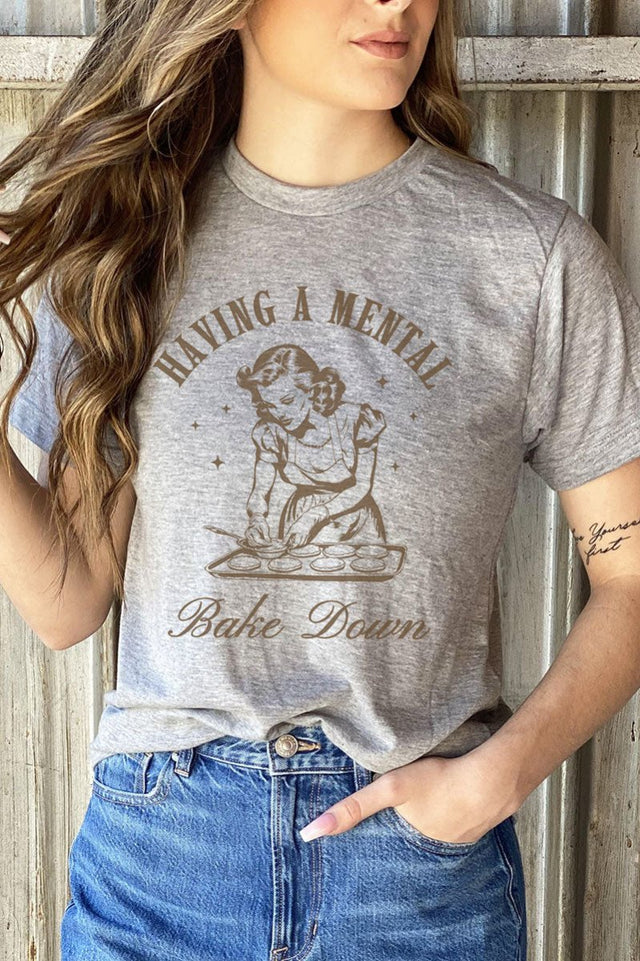 Having A Mental Bake Down Unisex Poly - Rich Blend Tee - Wholesale Accessory Market