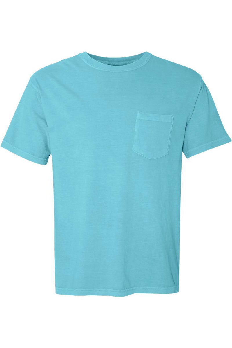 Shades of Blue Comfort Colors Adult Ring - Spun Cotton Pocket Tee - Wholesale Accessory Market