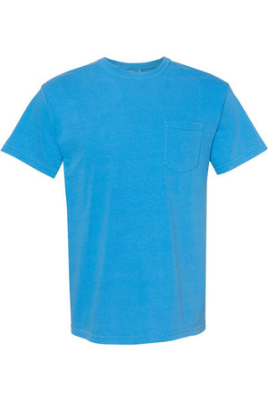 Shades of Blue Comfort Colors Adult Ring - Spun Cotton Pocket Tee - Wholesale Accessory Market